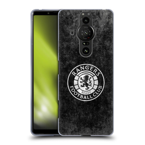 Rangers FC Crest Distressed Soft Gel Case for Sony Xperia Pro-I