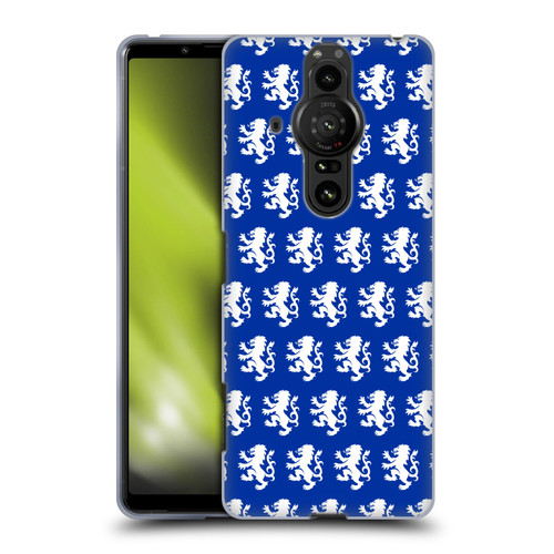 Rangers FC Crest Pattern Soft Gel Case for Sony Xperia Pro-I