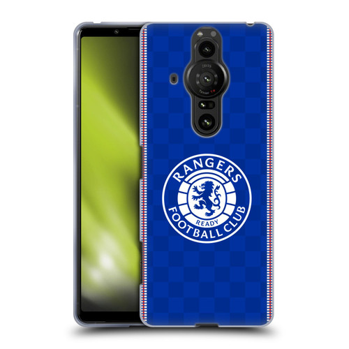 Rangers FC Crest Retro 1989 Home Kit Soft Gel Case for Sony Xperia Pro-I