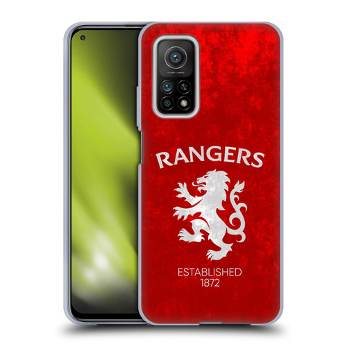 Rangers FC Crest Lion Rampant Soft Gel Case for Xiaomi Mi 10T 5G