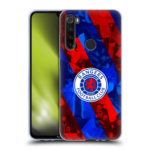 Rangers FC Crest Stadium Stripes Soft Gel Case for Xiaomi Redmi Note 8T