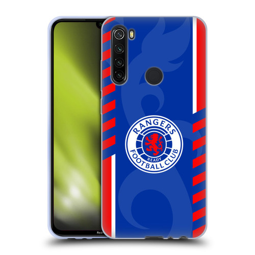 Rangers FC Crest Stripes Soft Gel Case for Xiaomi Redmi Note 8T