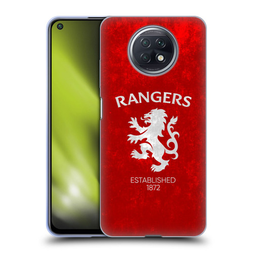 Rangers FC Crest Lion Rampant Soft Gel Case for Xiaomi Redmi Note 9T 5G