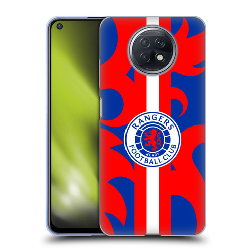 Rangers FC Crest Lion Rampant Pattern Soft Gel Case for Xiaomi Redmi Note 9T 5G