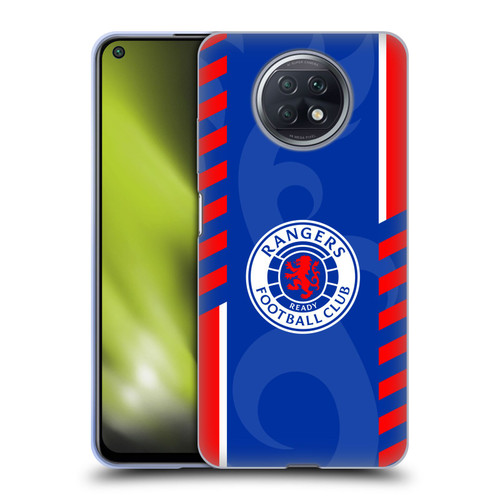 Rangers FC Crest Stripes Soft Gel Case for Xiaomi Redmi Note 9T 5G