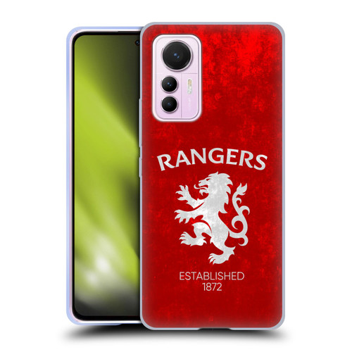 Rangers FC Crest Lion Rampant Soft Gel Case for Xiaomi 12 Lite