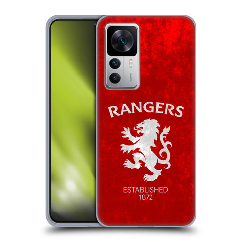 Rangers FC Crest Lion Rampant Soft Gel Case for Xiaomi 12T 5G / 12T Pro 5G / Redmi K50 Ultra 5G