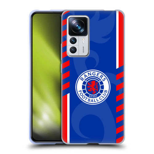 Rangers FC Crest Stripes Soft Gel Case for Xiaomi 12T Pro