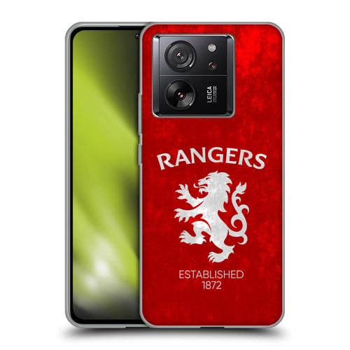 Rangers FC Crest Lion Rampant Soft Gel Case for Xiaomi 13T 5G / 13T Pro 5G