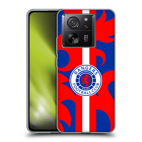Rangers FC Crest Lion Rampant Pattern Soft Gel Case for Xiaomi 13T 5G / 13T Pro 5G