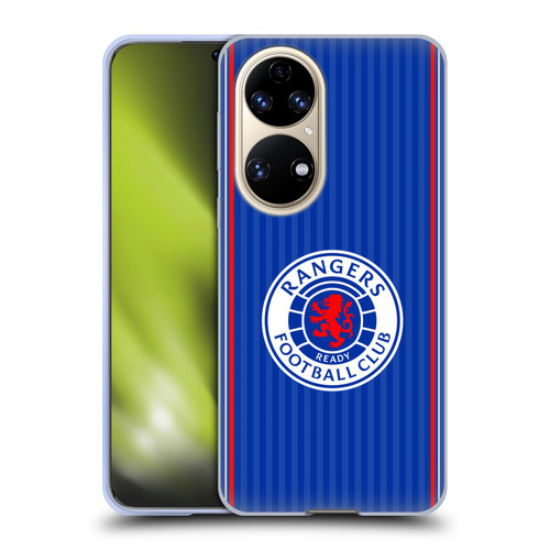 Rangers FC 2023/24 Kit Home Soft Gel Case for Huawei P50