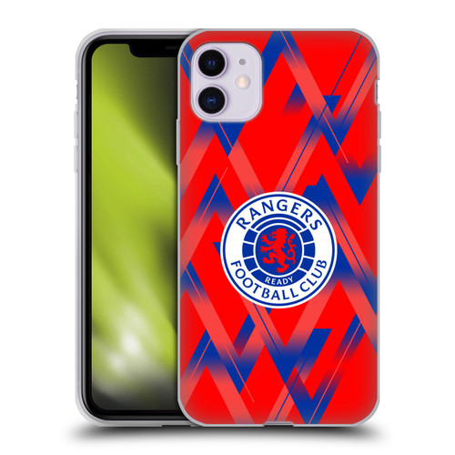 Rangers FC 2023/24 Kit Fourth Soft Gel Case for Apple iPhone 11