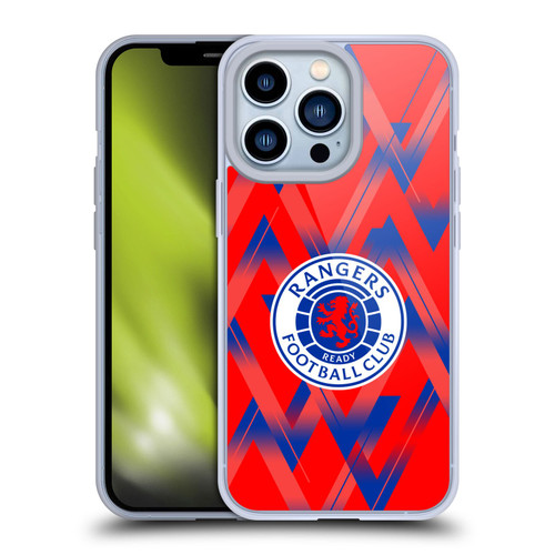 Rangers FC 2023/24 Kit Fourth Soft Gel Case for Apple iPhone 13 Pro