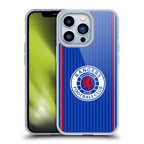 Rangers FC 2023/24 Kit Home Soft Gel Case for Apple iPhone 13 Pro