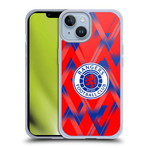 Rangers FC 2023/24 Kit Fourth Soft Gel Case for Apple iPhone 14