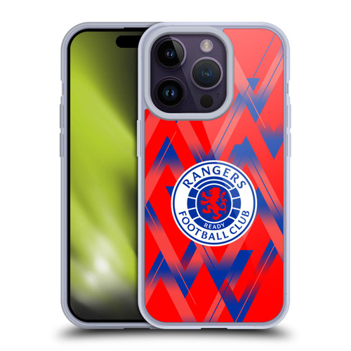 Rangers FC 2023/24 Kit Fourth Soft Gel Case for Apple iPhone 14 Pro