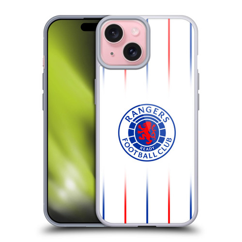 Rangers FC 2023/24 Kit Away Soft Gel Case for Apple iPhone 15