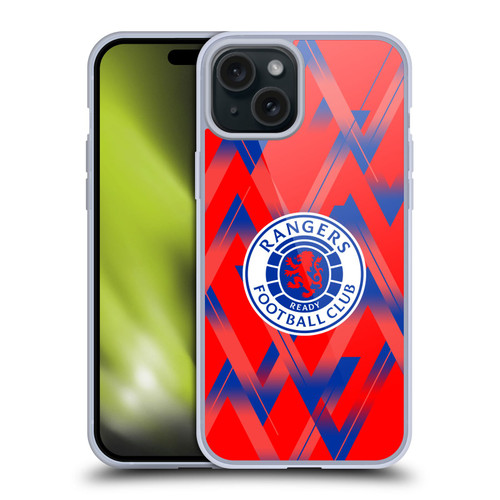 Rangers FC 2023/24 Kit Fourth Soft Gel Case for Apple iPhone 15 Plus
