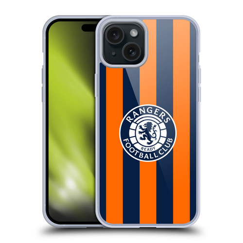 Rangers FC 2023/24 Kit Third Soft Gel Case for Apple iPhone 15 Plus