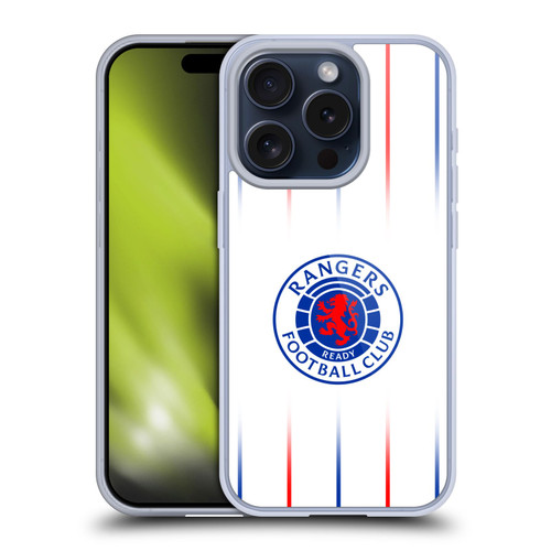 Rangers FC 2023/24 Kit Away Soft Gel Case for Apple iPhone 15 Pro