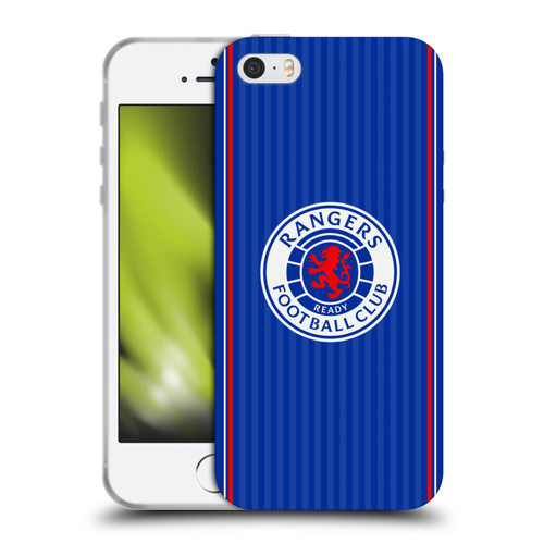 Rangers FC 2023/24 Kit Home Soft Gel Case for Apple iPhone 5 / 5s / iPhone SE 2016