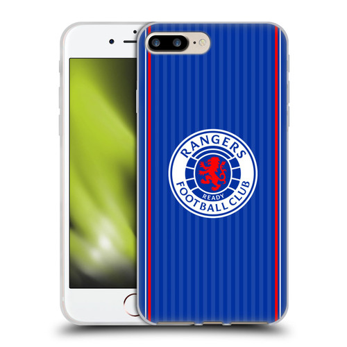 Rangers FC 2023/24 Kit Home Soft Gel Case for Apple iPhone 7 Plus / iPhone 8 Plus