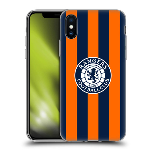 Rangers FC 2023/24 Kit Third Soft Gel Case for Apple iPhone X / iPhone XS