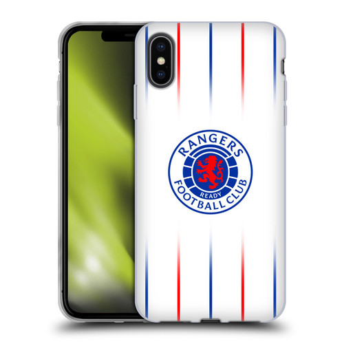 Rangers FC 2023/24 Kit Away Soft Gel Case for Apple iPhone XS Max