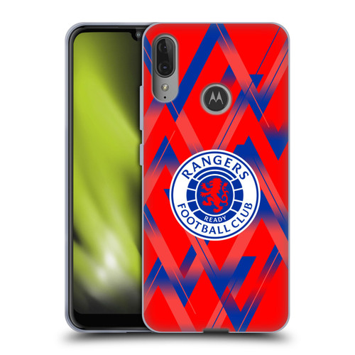 Rangers FC 2023/24 Kit Fourth Soft Gel Case for Motorola Moto E6 Plus