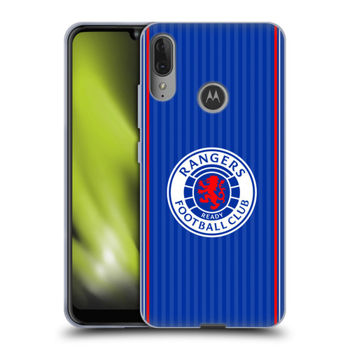 Rangers FC 2023/24 Kit Home Soft Gel Case for Motorola Moto E6 Plus