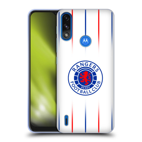 Rangers FC 2023/24 Kit Away Soft Gel Case for Motorola Moto E7 Power / Moto E7i Power