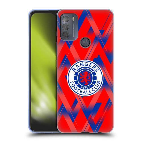 Rangers FC 2023/24 Kit Fourth Soft Gel Case for Motorola Moto G50