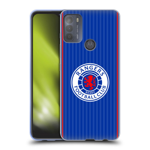 Rangers FC 2023/24 Kit Home Soft Gel Case for Motorola Moto G50