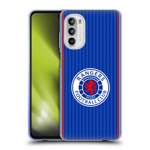 Rangers FC 2023/24 Kit Home Soft Gel Case for Motorola Moto G52