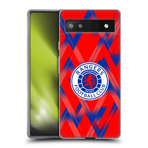 Rangers FC 2023/24 Kit Fourth Soft Gel Case for Google Pixel 6a