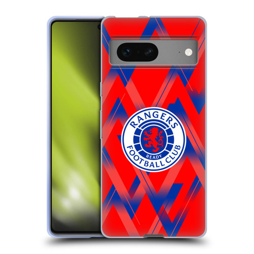 Rangers FC 2023/24 Kit Fourth Soft Gel Case for Google Pixel 7