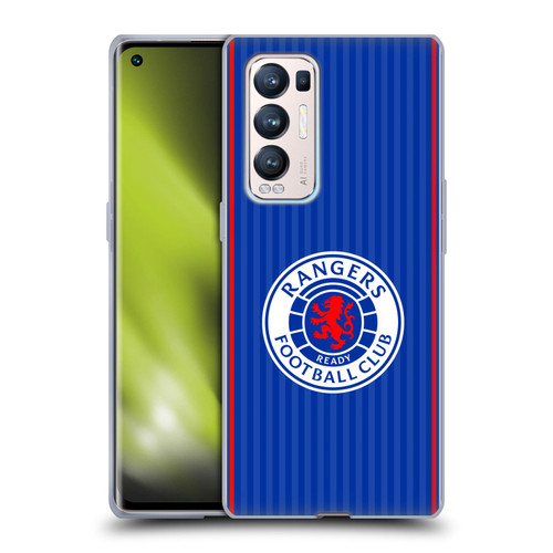 Rangers FC 2023/24 Kit Home Soft Gel Case for OPPO Find X3 Neo / Reno5 Pro+ 5G