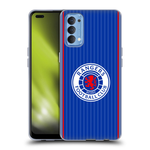 Rangers FC 2023/24 Kit Home Soft Gel Case for OPPO Reno 4 5G