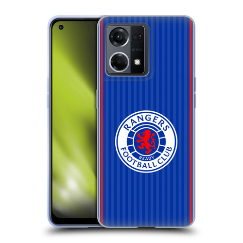 Rangers FC 2023/24 Kit Home Soft Gel Case for OPPO Reno8 4G