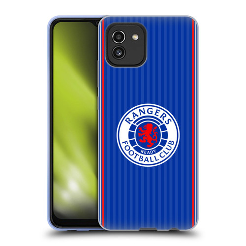 Rangers FC 2023/24 Kit Home Soft Gel Case for Samsung Galaxy A03 (2021)