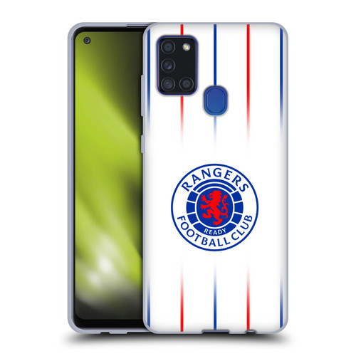 Rangers FC 2023/24 Kit Away Soft Gel Case for Samsung Galaxy A21s (2020)