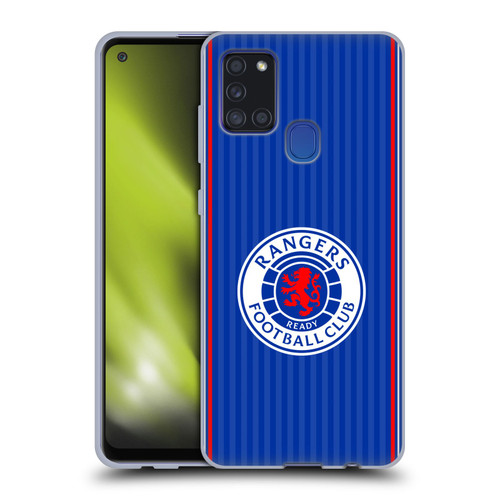 Rangers FC 2023/24 Kit Home Soft Gel Case for Samsung Galaxy A21s (2020)