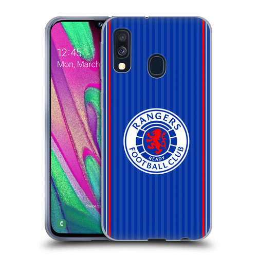 Rangers FC 2023/24 Kit Home Soft Gel Case for Samsung Galaxy A40 (2019)