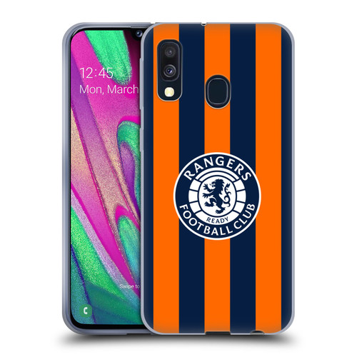 Rangers FC 2023/24 Kit Third Soft Gel Case for Samsung Galaxy A40 (2019)