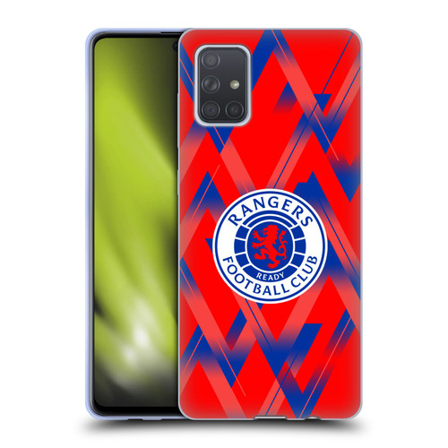 Rangers FC 2023/24 Kit Fourth Soft Gel Case for Samsung Galaxy A71 (2019)