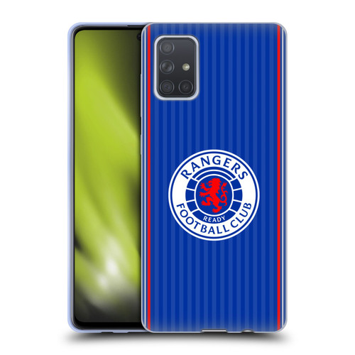 Rangers FC 2023/24 Kit Home Soft Gel Case for Samsung Galaxy A71 (2019)