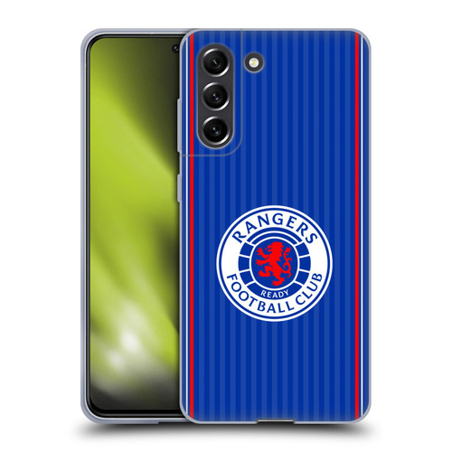 Rangers FC 2023/24 Kit Home Soft Gel Case for Samsung Galaxy S21 FE 5G