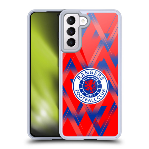 Rangers FC 2023/24 Kit Fourth Soft Gel Case for Samsung Galaxy S21 5G
