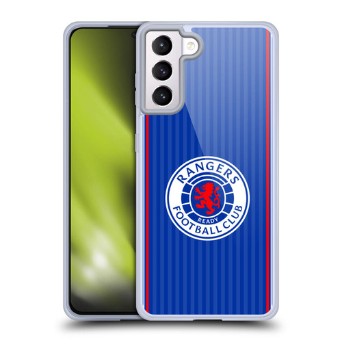 Rangers FC 2023/24 Kit Home Soft Gel Case for Samsung Galaxy S21+ 5G