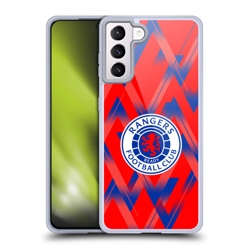 Rangers FC 2023/24 Kit Fourth Soft Gel Case for Samsung Galaxy S21+ 5G